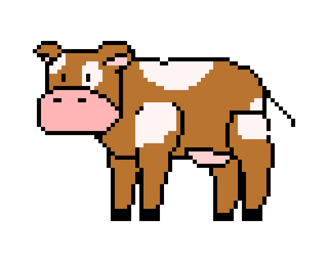 a cow